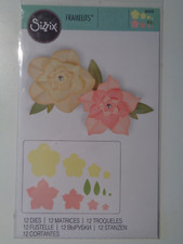 Sizzix Framelits Floral Flower Layer Frames ~ Craft Cutting Die Set