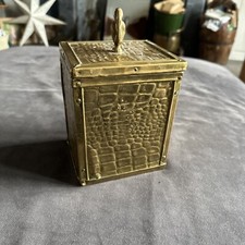 VINTAGE ART DECO BRASS TEA