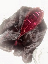 Women’s Vintage Fur Coat Y2K Size Xs Rabbit 