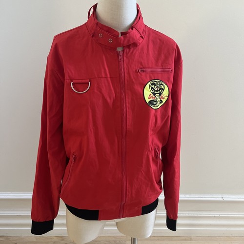 Cobra kai red windbreaker - red,