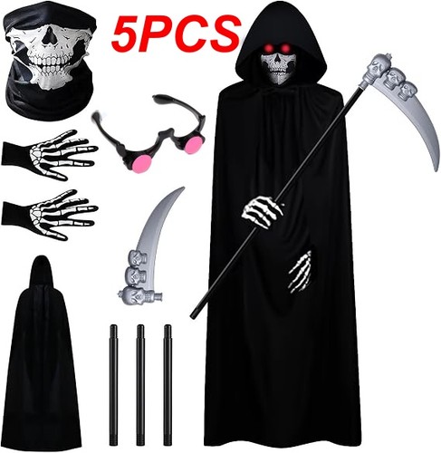 5pcs adult grim reaper - adult,