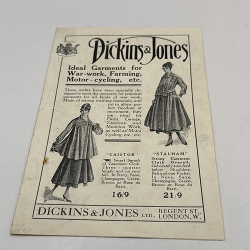 Wwi era dickens - dickens, jones