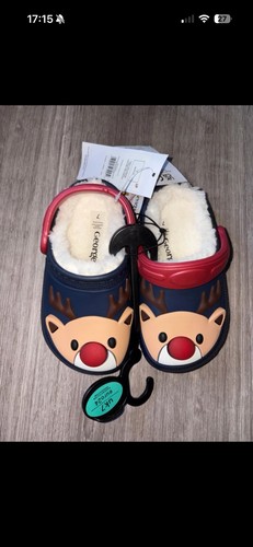Kids christmas light crocs - light, up