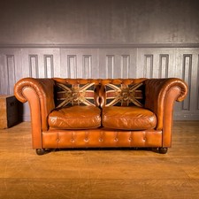 Leather seater sofa - leather, 2