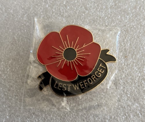 Poppy remembrance enamel - poppy¹,