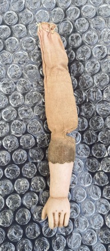 Antique left forearm - left, bisque