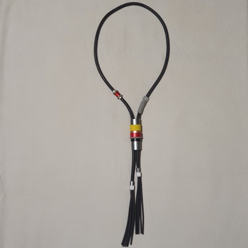 Statement long black rubber - black,