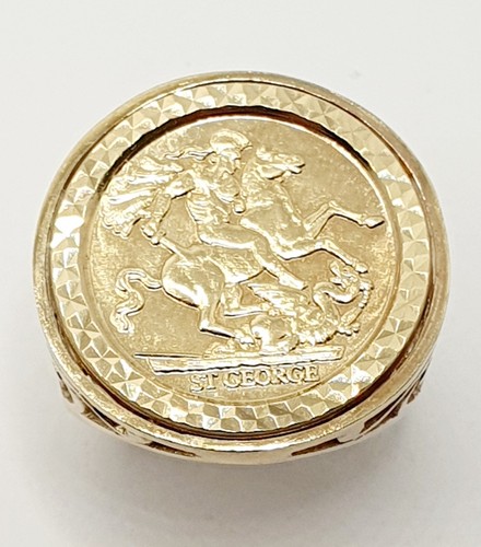 9ct george round - 9ct, ring
