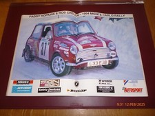 AUTOSPORT FEB 1994 PADDY HOPKIRK, ROB CRELLIN MINI MONTE CARLO RALLY