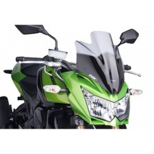 Puig Windshield Naked N.G. Sport Kawasaki Z750R 2011-2012 Light Smoke