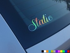 STATIC OIL SLICK CHROME CAR