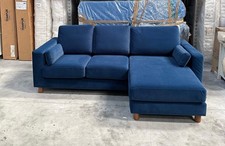 John Lewis Velvet Sofa Navy