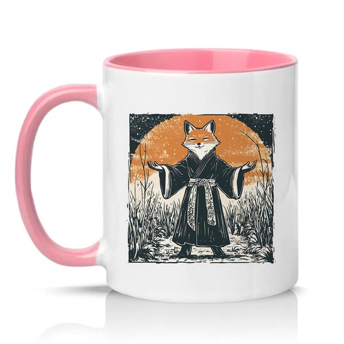 Fox kimono monk unisex - kimono,