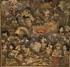 A Balinese painting by Made
