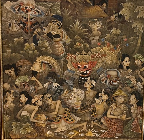 Balinese painting made - painting,