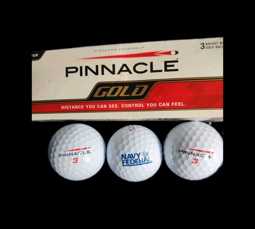 Pinnacle gold golf balls new - gold,