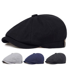 8 Panels Newsboy Flat Cap Mens