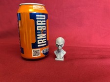 Minature Grey Alien Bust - 3D