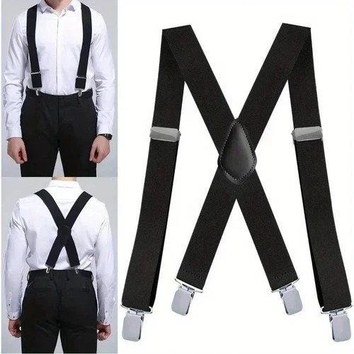 Mens heavy duty trouser braces - heavy,