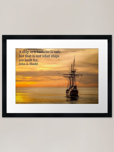 Ship harbour is safe - in,