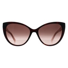 Love Moschino Sunglasses MOL043/S 086 HA Tortoise Red Brown Gradient