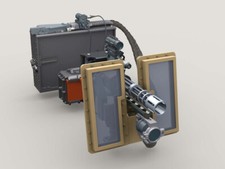 LEGEND PRODUCTION,LF3D070,M134D Minigun on Transparent Shield (short) Moun, 1/35