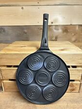 Kirkton House 7 Mini Pancake Skillet Pan In Black 10” Diameter 