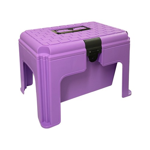 Purple horse large step - purple, up