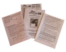 EARLEX "SUPER SPRAYER 55" Spray Gun (Mod ASG55) Operating Instructions Only. #5 