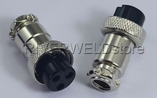 2PCS 3Pin Wire Panel Socket