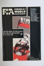 1987 Belgian F1 Grand Prix