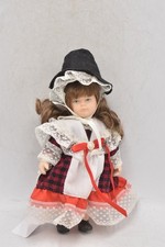 Vintage Porcelain Doll Brown