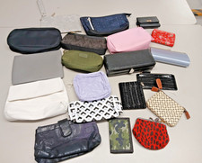 WOMEN'S COSMETIC BAG & PURSES BUNDLE x 20 various sizes brands & colours
