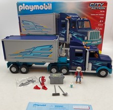 Playmobil 9314 Big Rig Lorry Truck HGV Vehicle & Container,  Boxed 100% Complete