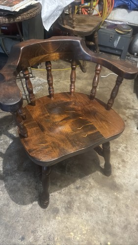 Solid wood captains chair - captains,