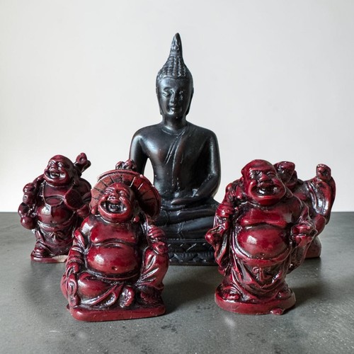Buddha figurines ornament set - buddha,