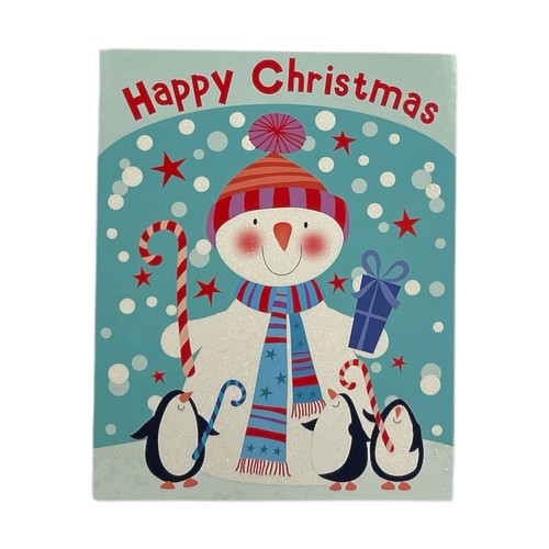 Box snowman and penguins - box, 24