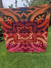 Mid-century Modern retro Blanket unusual design Symmetrical design 145cm x 150cm
