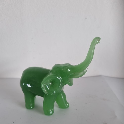 Vintage green jade - green, glass