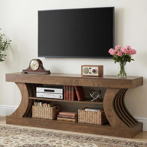 Modern wooden tv stand - modern,
