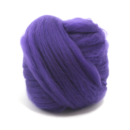 50g dyed merino wool - wool, top