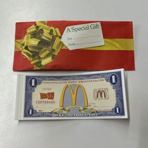 Vintage mcdonald 1999 - mcdonald's,