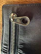 Mulberry Black Leather Zipped Wallet/Purse