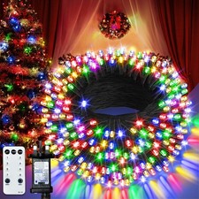 35m 300 LED Christmas Lights Outdoor Multicolor Christmas Tree Lights with