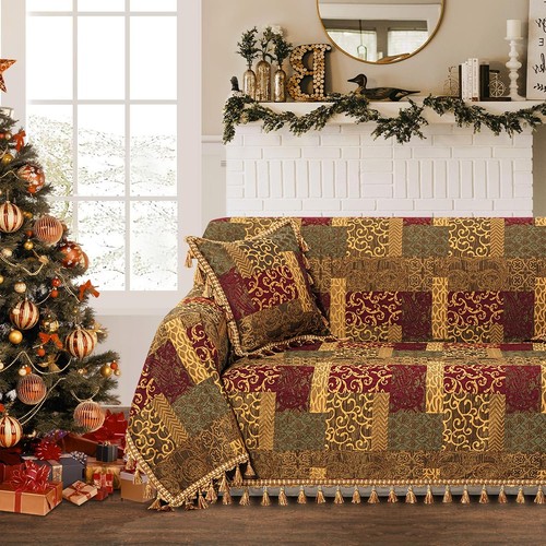 Luxury sofa covers patchwork - sofa, covers,
