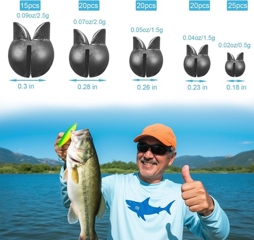 100 pcs split shot - split, fishing