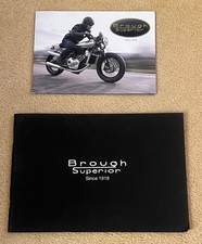 Brough Superior brochures x 2