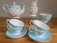 Whittards of Chelsea summer blossom tea set 2009 Fine bone china. Lovely tea set