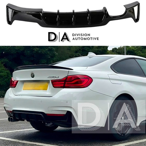 Gloss black rear - rear, diffuser