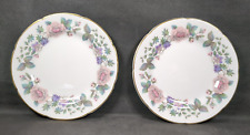 Vintage Royal Grafton Fine Bone China Side Plates x 2 - "FRAGRANCE" Collection